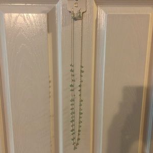 Never worn❗️Mint Green Necklace and Earring Set